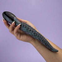 10.6" Tentavibe Flexible Silicone Shaft Vibrating Tentacle Dildo Digital Screen Vibrator