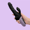 LED Screen Display Silicone G Spot Rabbit Vibrator with 9 Thrusting & 9 Vibrating Modes 9.8 Inch