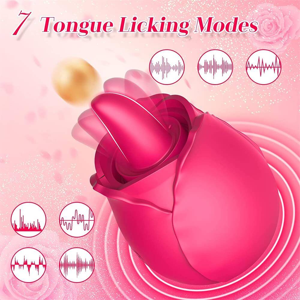 Vacuum Pump Rose Vibrator | Rose Licking Vibrator | Adorime