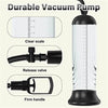 Manual Vacuum Penis Pump with 3 Sleeve Sizes, Ergonomic Grip & Clear Measurement Tube