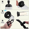 Manual Vacuum Penis Pump with 3 Sleeve Sizes, Ergonomic Grip & Clear Measurement Tube