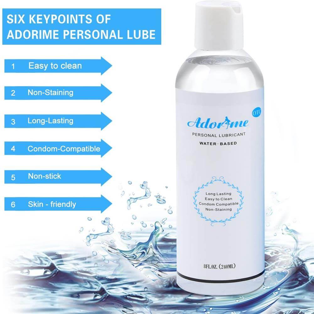 Water Based Lubricant in 8oz/240ml.