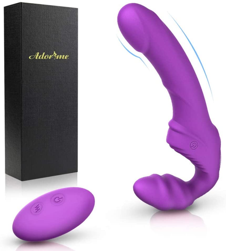Strapless Strap Dildo Vibrator | Strapless Strap Dildo | Adorime