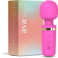 Personal Wand Massager Clit Stimulator Quiet & Small Vibrator - Solo or in Your Lover’s Hands (<45 dB)
