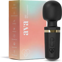 Personal Wand Massager Clit Stimulator Quiet & Small Vibrator - Solo or in Your Lover’s Hands (<45 dB)