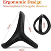 Triangle Silicone Cock Ring with Ergonomic Fit for Long-Lasting Comfort & Performance Boost