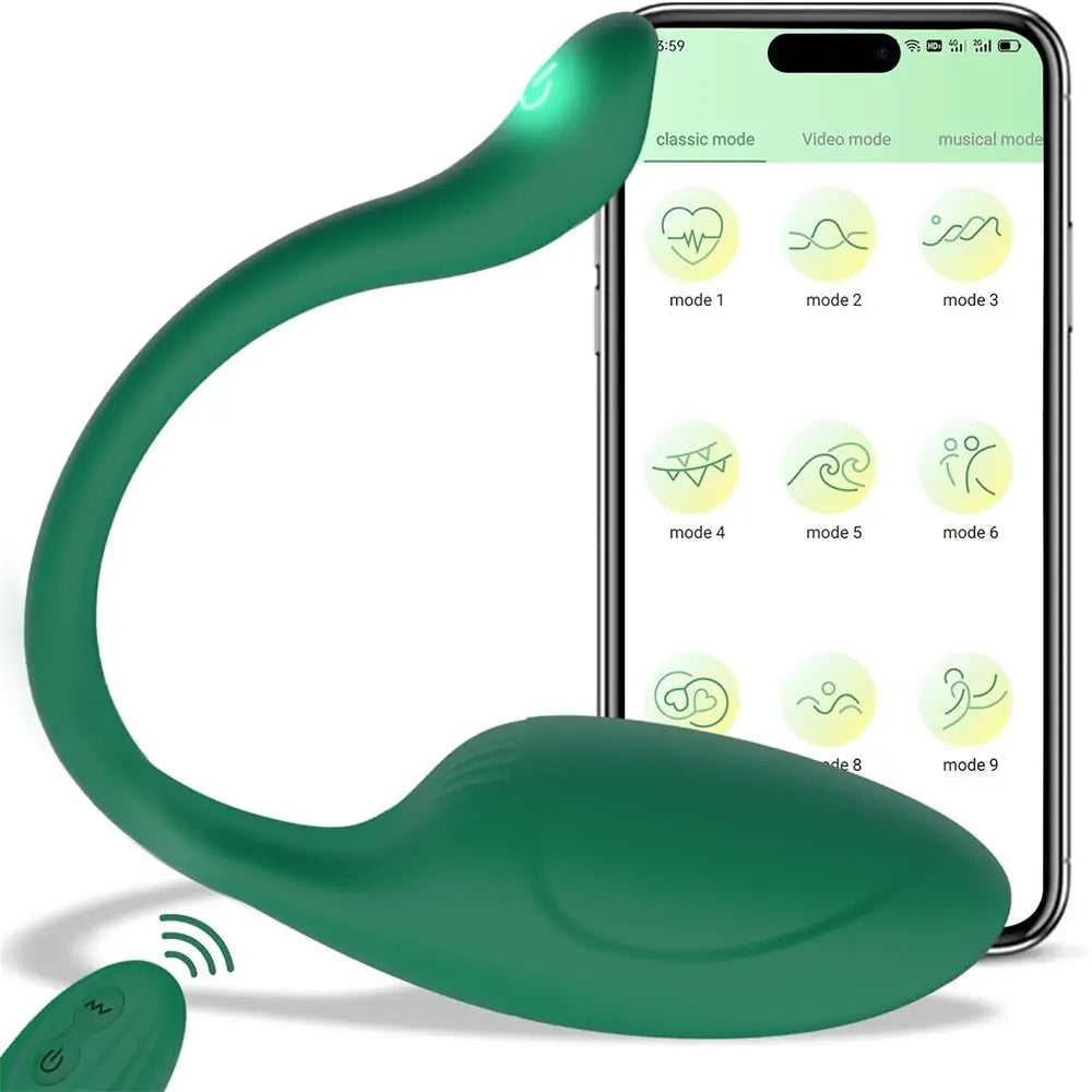 Pink Fun - Bluetooth Remote Control Vibrator with Unlimited Vibration Patterns