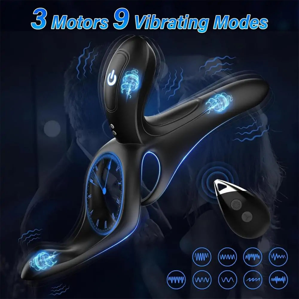 Silicone Vibrating Penis Cock Ring Vibrator