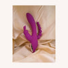 Pulse Wave Triple Stimulation Curve Rechargeable Rabbit Vibrator 4.8 Inch