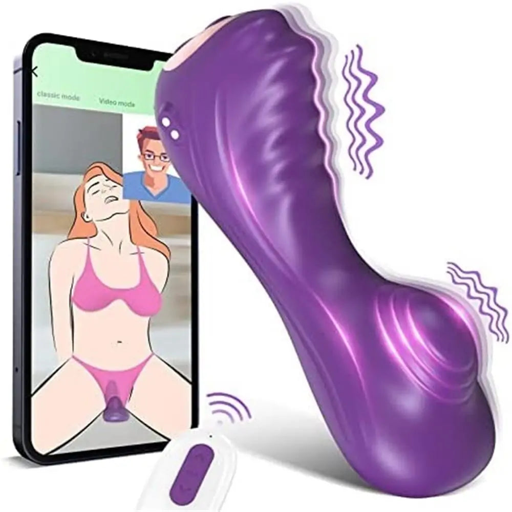 APP Remote Control Curve-Fitting 6.8” Seat Pad Vibrator