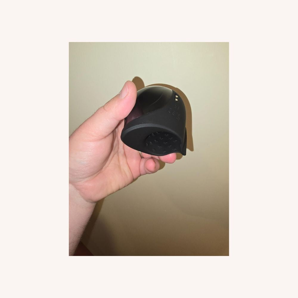 360° Wrapping Glans Stimulator Pulsing Male Masturbator with LCD Display