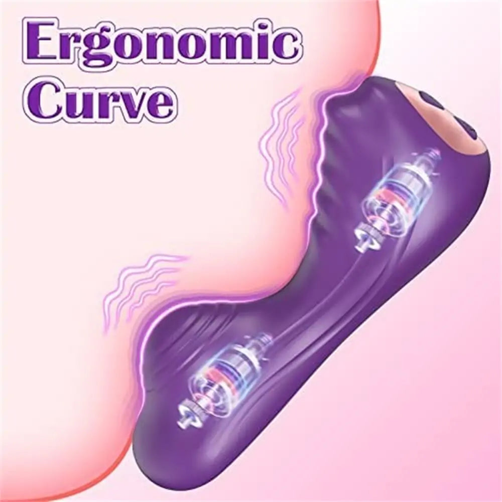 APP Remote Control Curve-Fitting 6.8” Seat Pad Vibrator