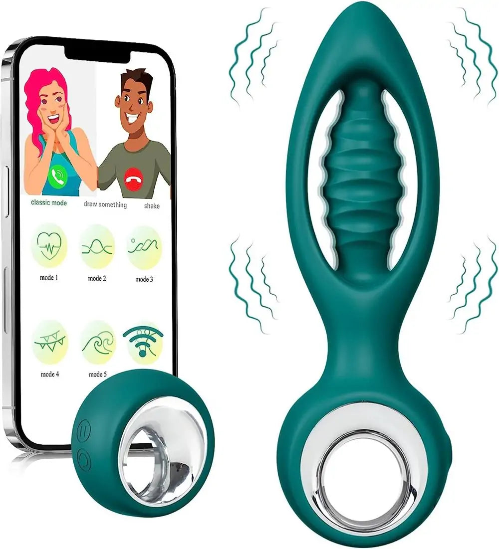 APP & Remote Control Anal Sex Toys – Vibrating Butt Plug 