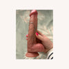 Lifelike Large Girthy Anal Dildos Realistic Silicone 9.25'' Dildo