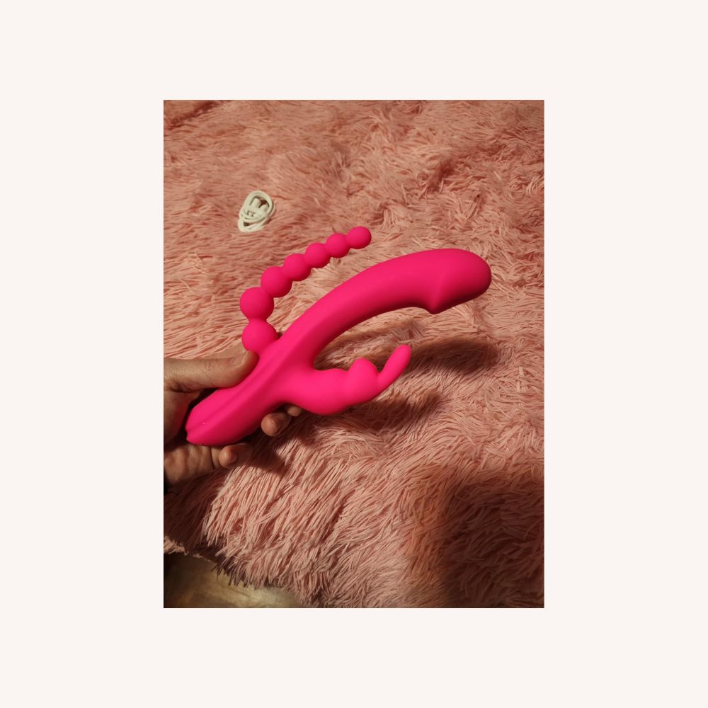 Evolved Rabbit Vibrator Clitoral G Spot Vaginal Anal Bead Sex Stimulator