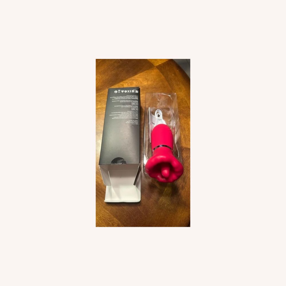French Kiss Sweet Talker Powerful Tongue Vibrator with 10 Vibrating & Thrusting Motion