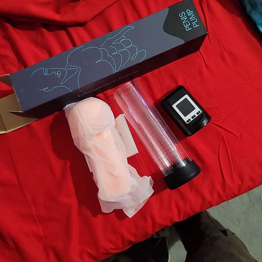 Supreme Male Sucking & Vibrating 3D Electric Penis Pussy Pump 3.0