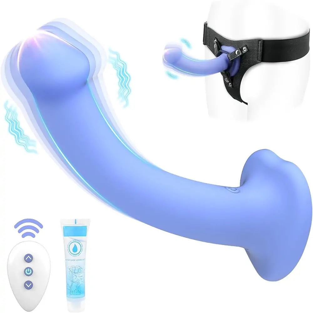 Harness Strap-on Soft Realistic Adjustable Silicone Dildo