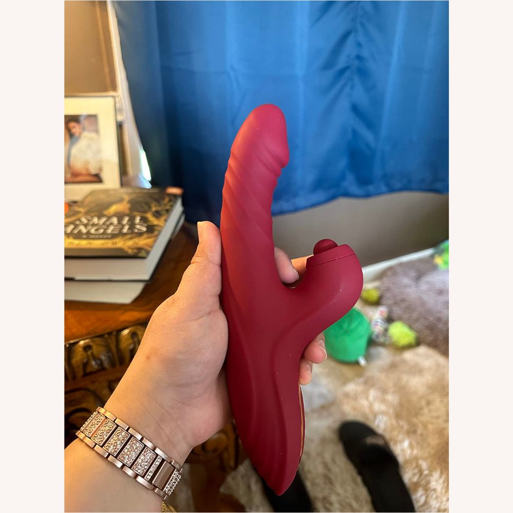 Rabbit Sucking Vibrator with 10 Vibrating 7 Thrust Modes with Licking #Foreplay #Bathroom
