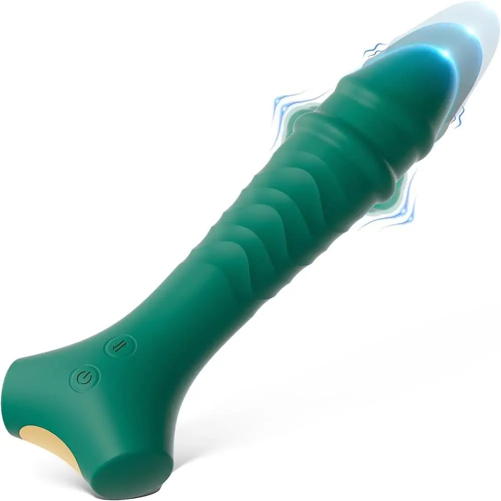 Realistic Penis Swelling Sex Toys with 3 Thrusting & 10 Vibrating Stimulation