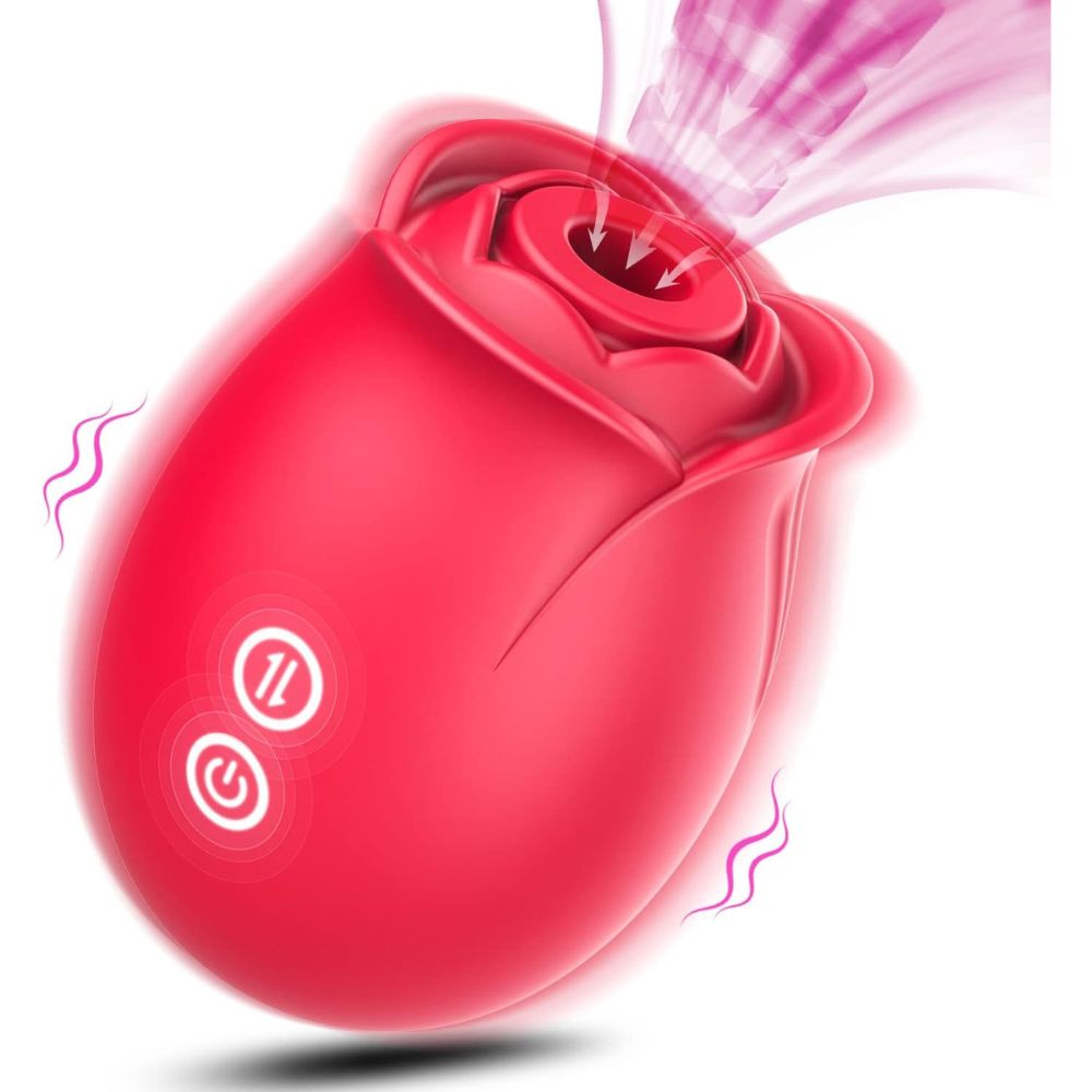 Rose-Shaped Clitoral Suction Stimulator with 9 Innovative Modes