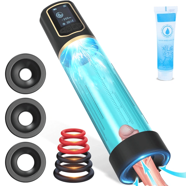 Automatic Penis Pump with Display Male Enhancement for Men Erection & Enlargement