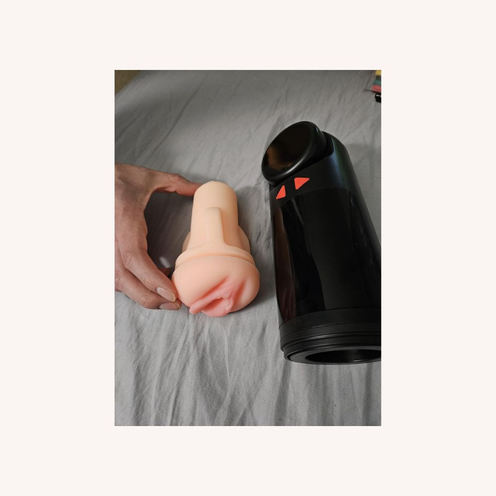 Solace - Automatic Male Masturbator - LED Display with 4 Sucking & Vibrating & Thrusting Modes