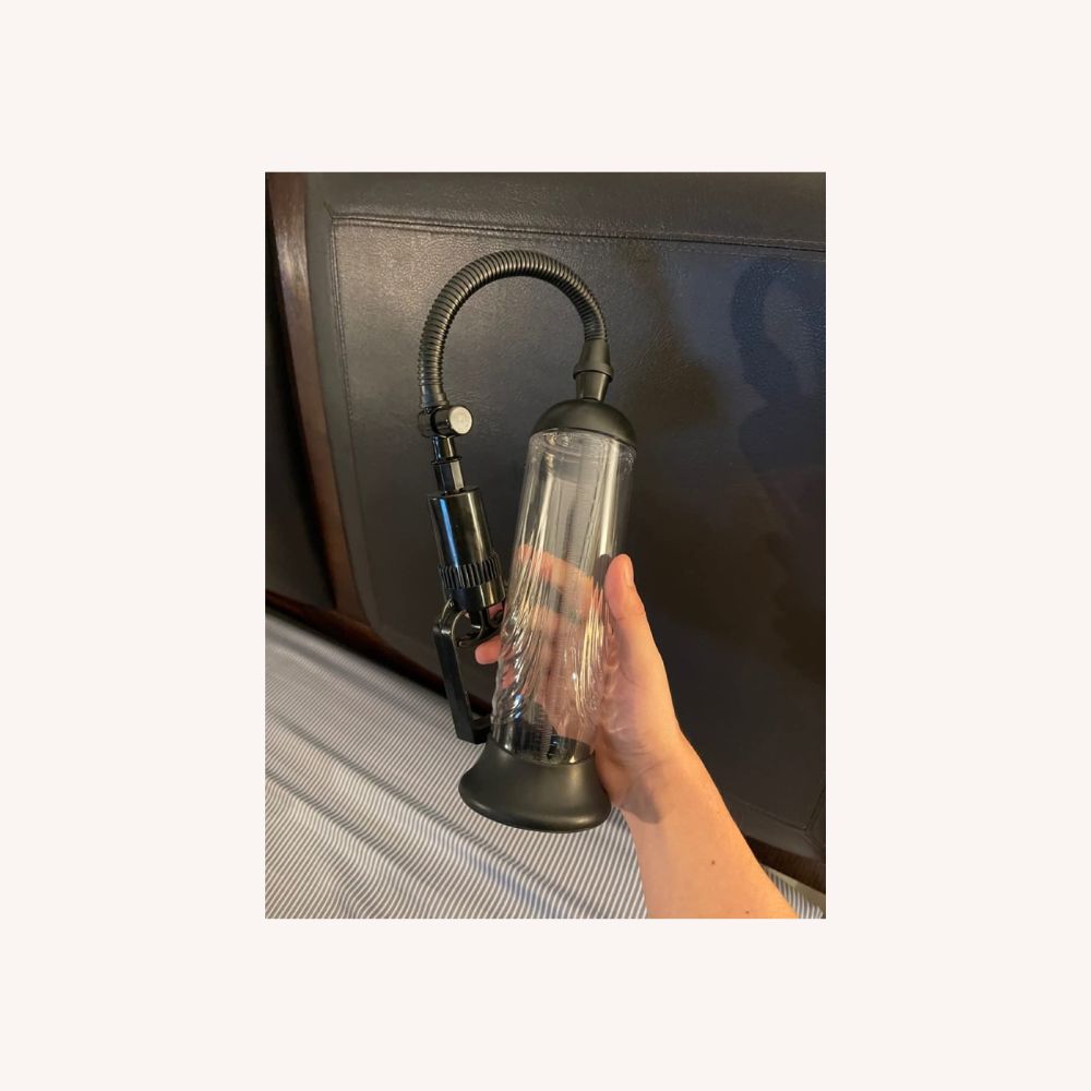 Penis Vacuum Starter Pump, Manual BASICS Trigger 8 Inch #Big Than You Thought