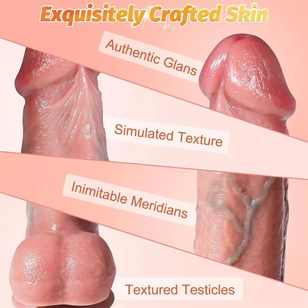 Adorime Realistic Silicone 9.25''  Dildos – Adult Toys Lifelike Large Dildos 