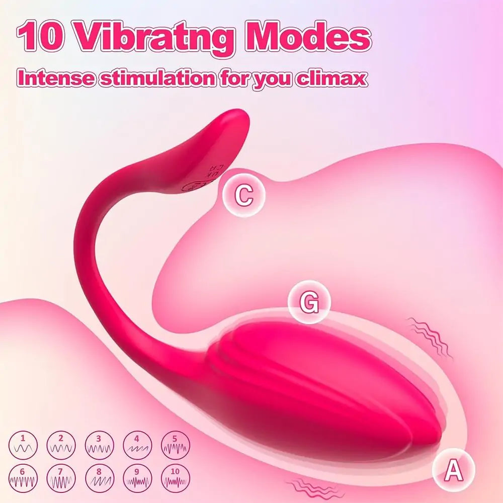 Adult Sex Toys for Women APP Remote Control Vibrator with 10 Vibrating Modes