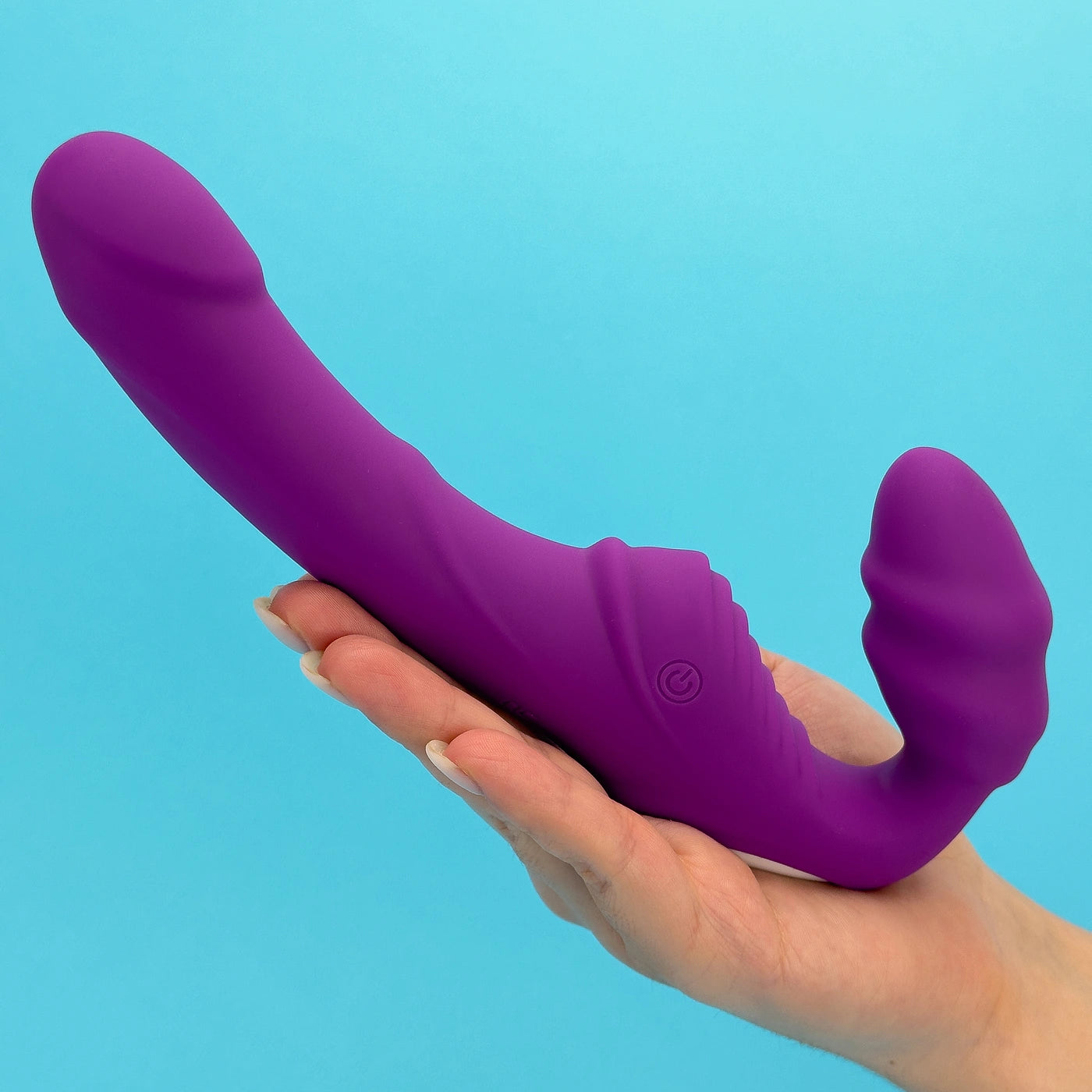 Deep Dive Posable Strapless Strap on Wearable Dildo Vibrator 5 Inch