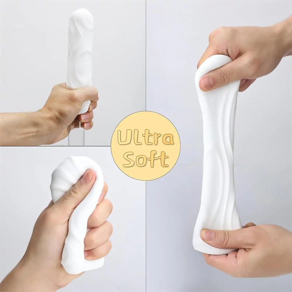 3 Penis Training Egg Set Ultra Soft Stretchy 3D Textured Stroker