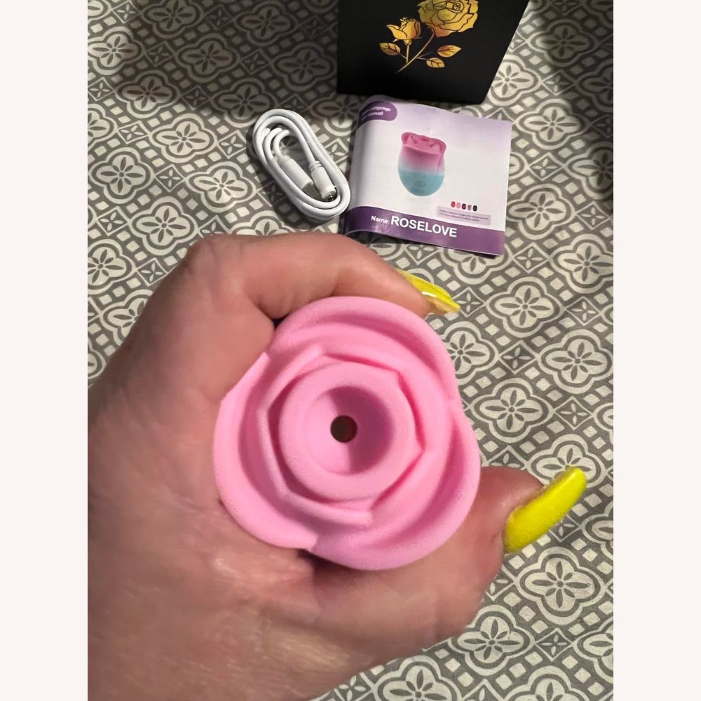 Rose-Shaped Clitoral Suction Stimulator with 9 Innovative Modes
