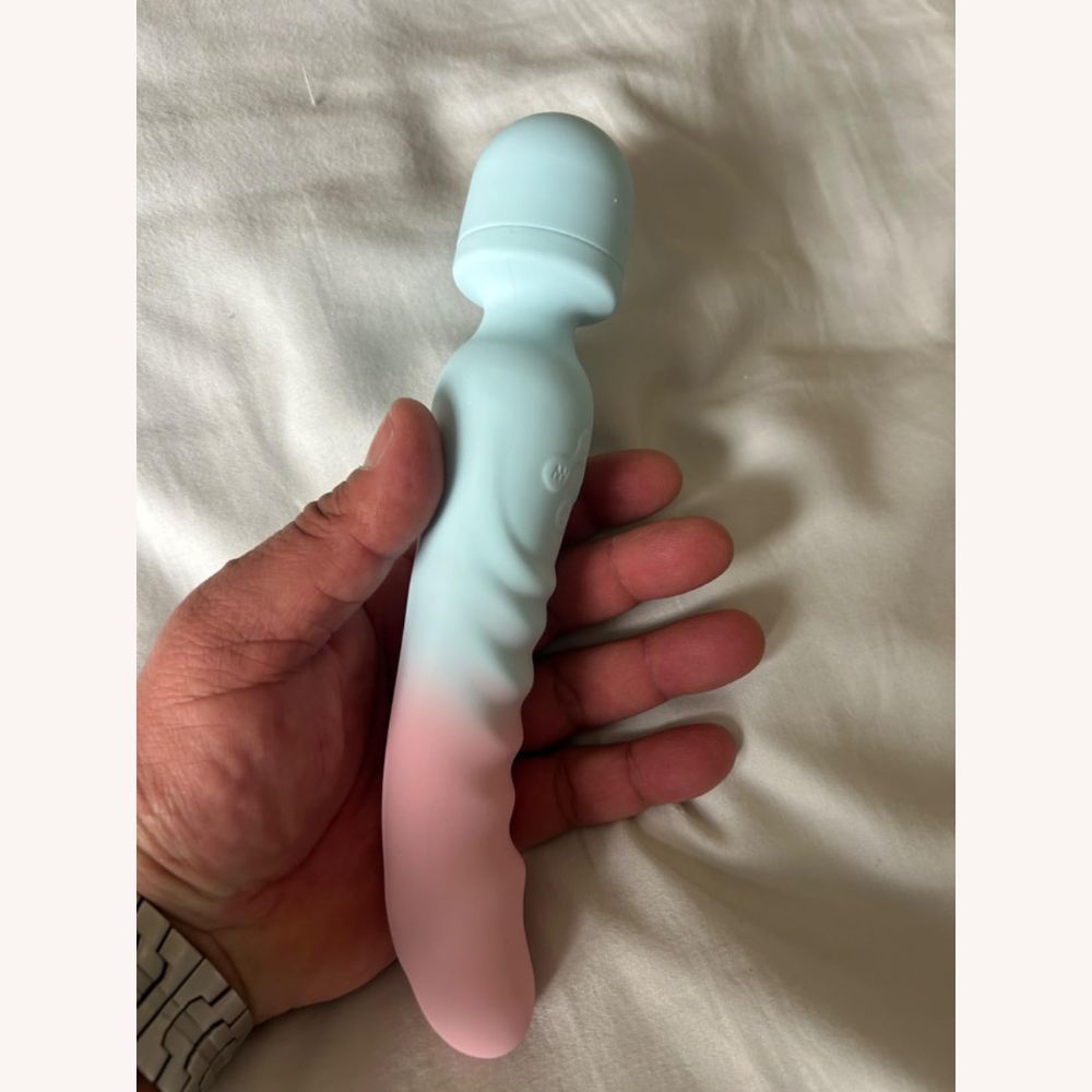 Dual Wand Massager & Bullet Vibrator Set with 7 Vibrating Modes, Heating