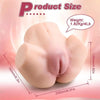 Mia - 4LB 3D Textured Lifelike Pink Skin Vulva Butt Young Torso Doll with 2 Holes