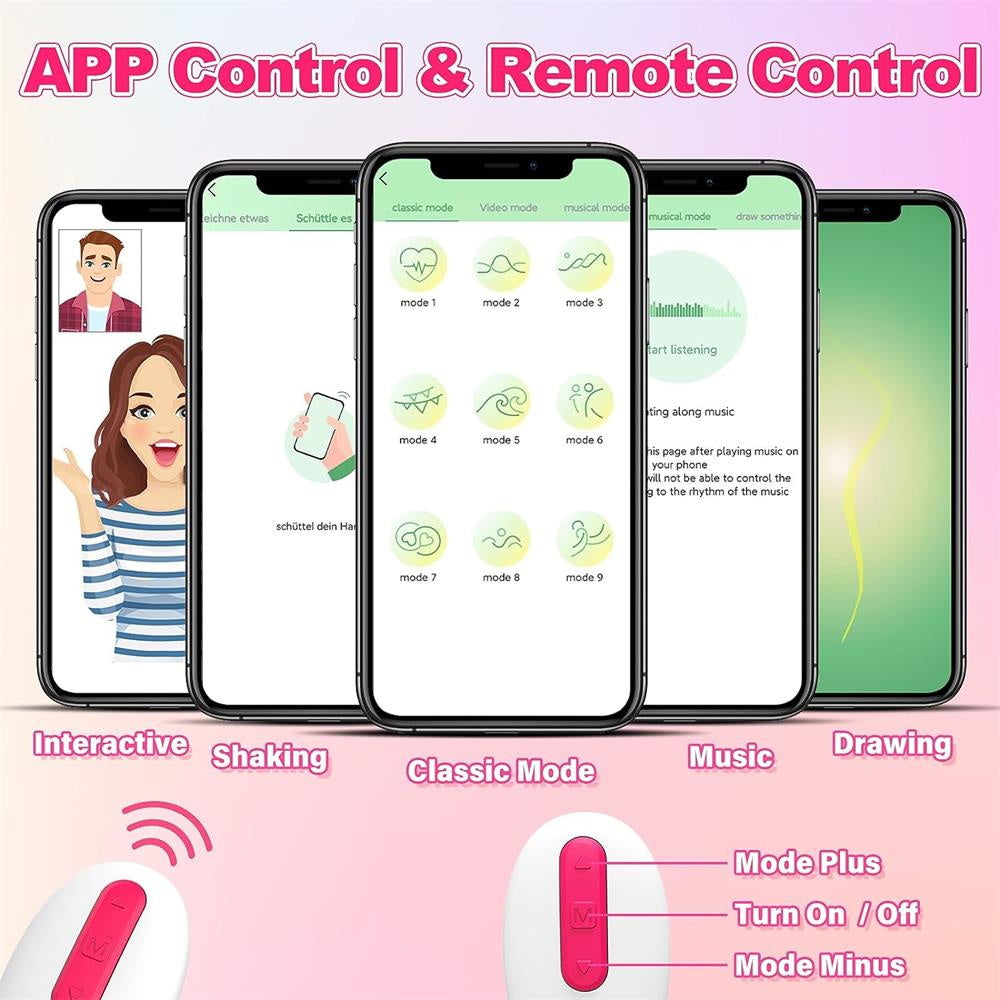 Adult Sex Toys for Women APP Remote Control Vibrator with 10 Vibrating Modes
