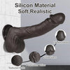 8.6'' 4 in 1 Realistic Thrusting Dildo Vibrator with 10 Modes & Heating