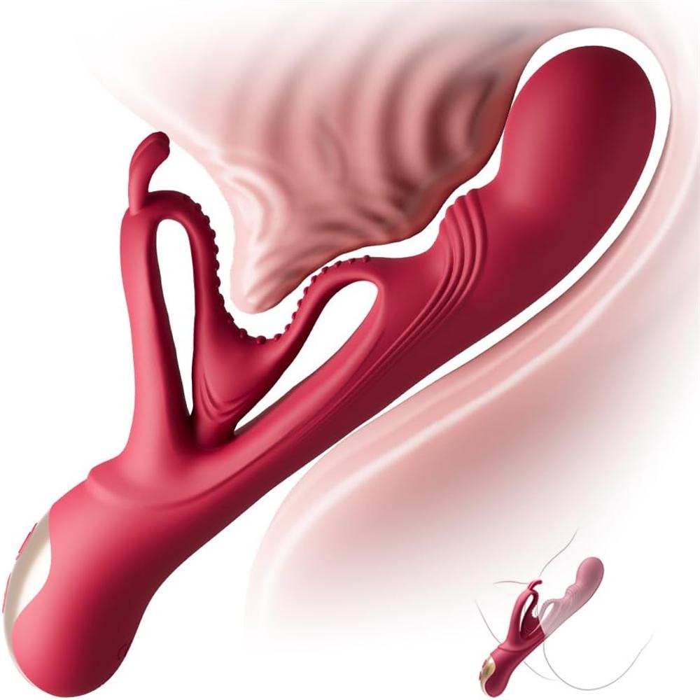 Rabbit Vibrator with Soft Hollow Bunny Ears for More Precise Clitoral Stimulation