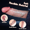 2.6 Extra Inches Reusable Penis Sleeve for Men Penis Extender with Ball Loop