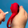 Dual Loop Rose Cock Ring Couples Vibrator with 10 Vibrations #Real Couples #Doggystyle #Erection