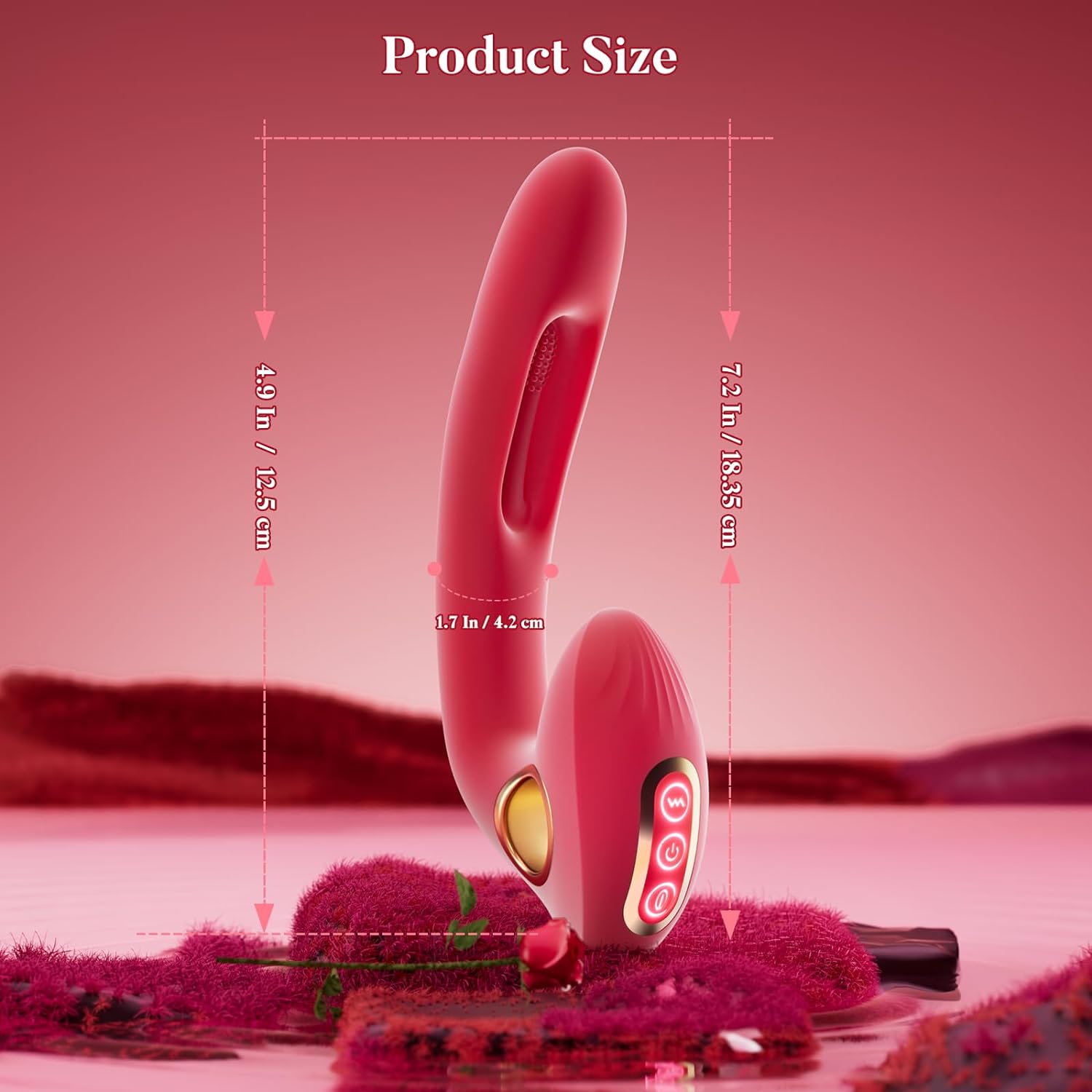 Amara - G Spot Flapping Vibrator with Clitoral Gentle Vibrating Function