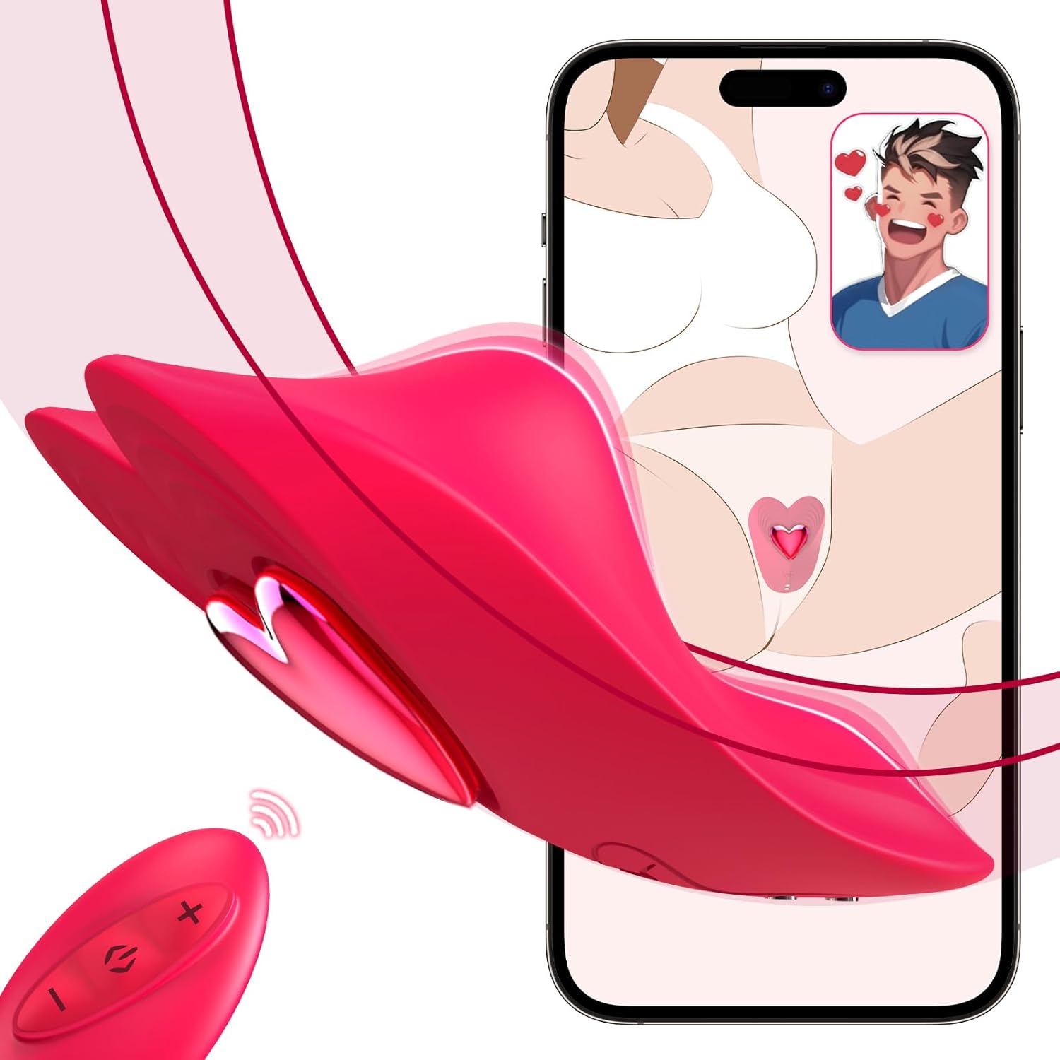 Wearable Couple Vibrator Remote Vibrating Panties with 10 Vibration Settings