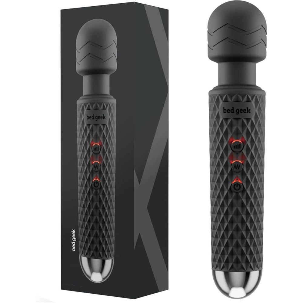 bed geek Handheld Cordless Personal Wand Massager