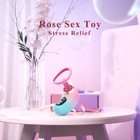 5-in-1 Sucking, Vibrating, and Licking Vibrator with APP Control and LCD Display