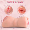 7 Inch Pocket Pussy with 3D Realistic Textured Tight & Real Mouth
