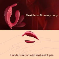 Long Distance Panty Vibrator with Rabbit Stimulator for G Spot Clitoral Penis Pleasure