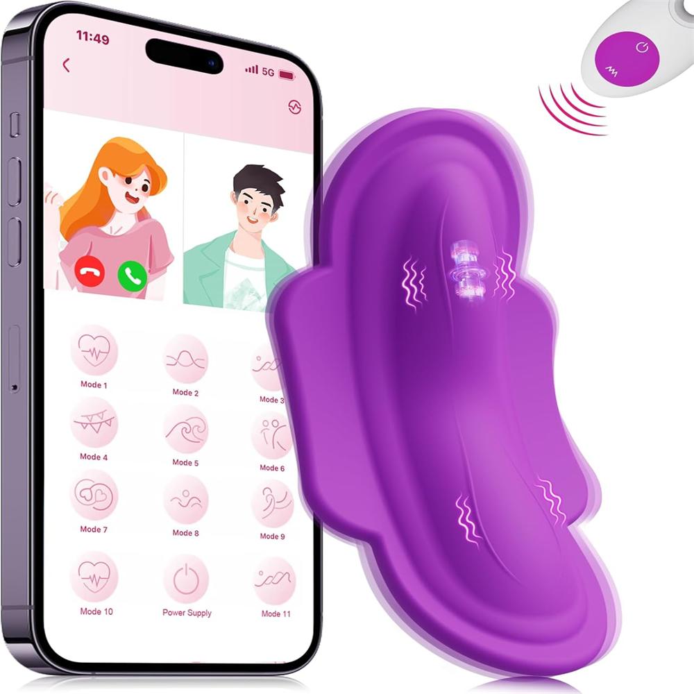 Moxie + App and Remote Controlled Wearable Clitoral Panty Vibrator #Public #Car Sex #Female Masturbation