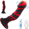 Macaron - 7.5” Liquid Silicone Realistic 9 Vibrations Slim Dildo with Suction Cup