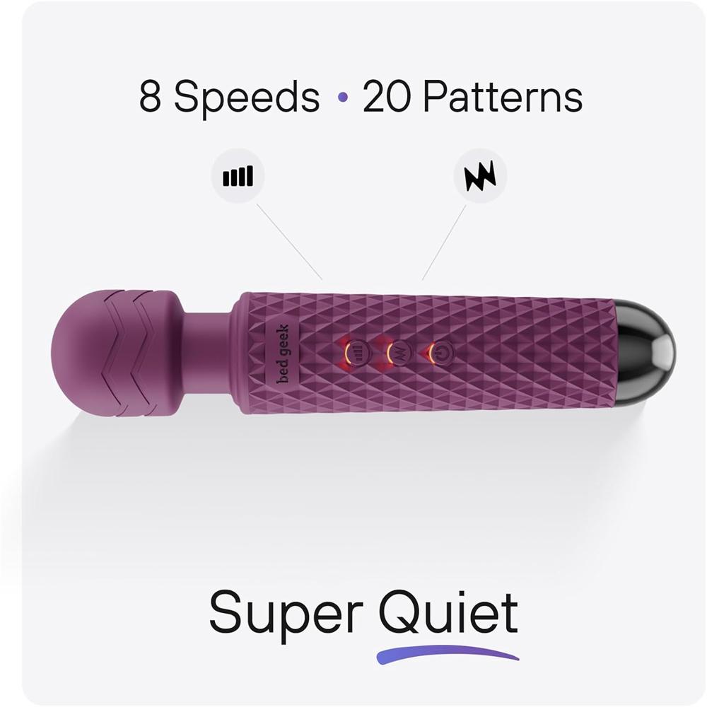 bed geek Handheld Cordless Personal Wand Massager