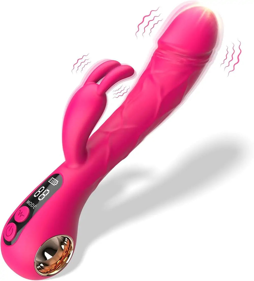 G-spot Rabbit Vibrator with LCD Display & 9 Powerful Vibrations